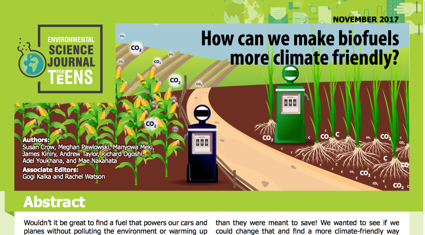 How can we make biofuels more climate friendly? – Soil & Carbon